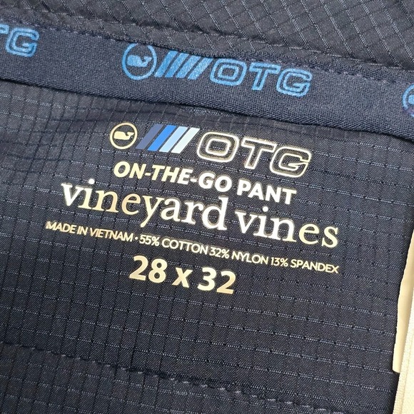 Vineyard Vines On The Go Pants Mens 28x32 Gray Slim Straight Golf Outdoor - Picture 6 of 13